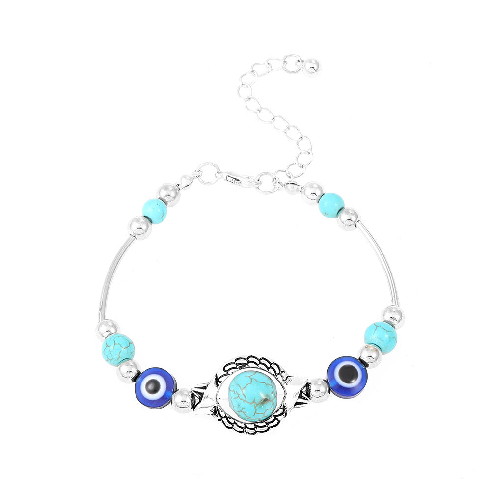 Wholesale Fashion jewelry all-match turquoise handmade bracelet
